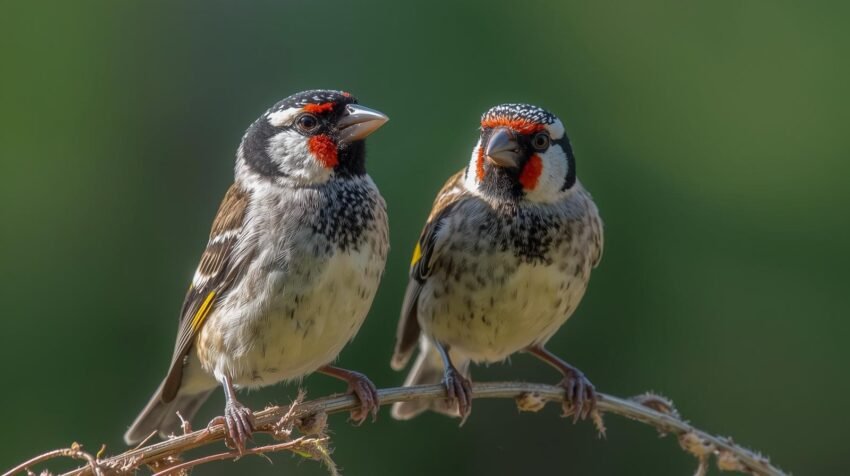 Annesi Olmayan Erkek Zebra ispinozlar Arkadaş Olarak Diğer Erkekleri Tercih Ediyor.