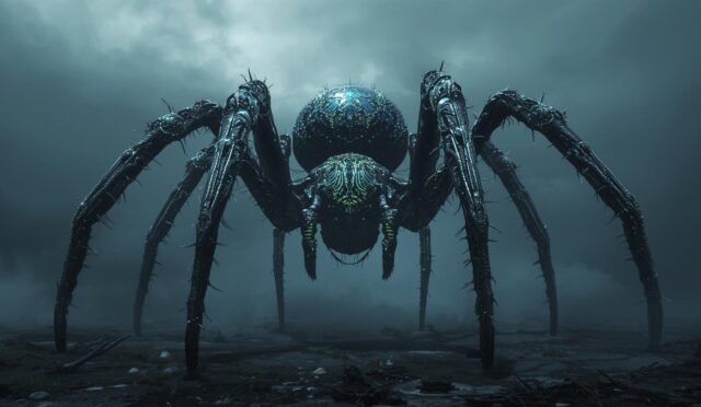 Predator Görünümlü Eski örümcek Yeniden Doğdu