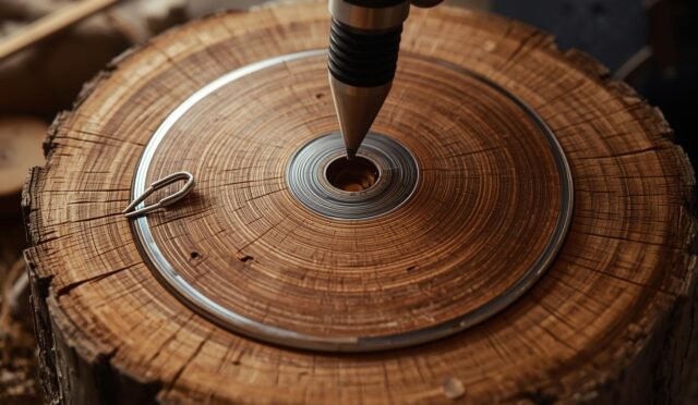 ağaç gövdesinden cd yap