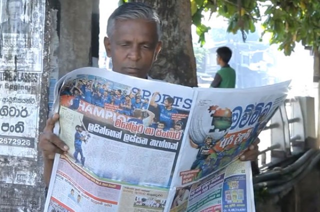 Sri Lanka Gazetesi Sivrisinekleri Uzaklaştırıyor