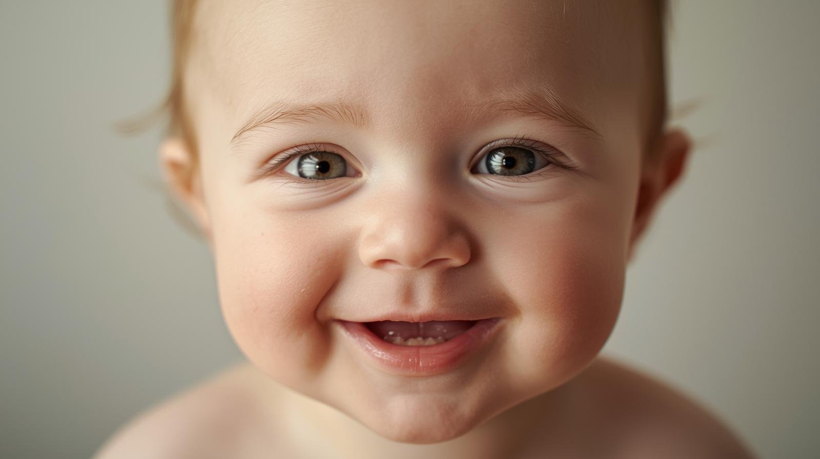 gülen bir bebek çiz