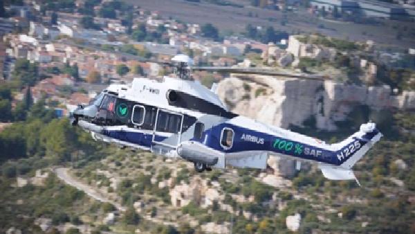 Airbus, birinci defa sadece sürdürülebilir havacılık yakıtıyla bir helikopteri uçurdu