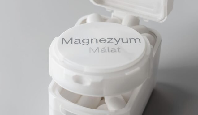 a pill box writing Magnezyum Malat on it
