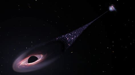 Aşırı Hızlı Bir Kara Delik Galaksiler Arası Uzayda 200.000 Işık Yılı Uzunluğunda Bir İz Bıraktı!
