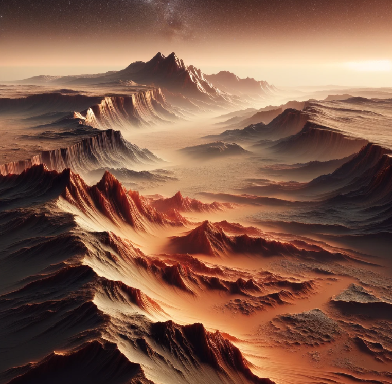 Mars’ın Gizemli Kanyonları ve Dağları