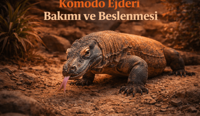 Komodo Ejderi Bakımı ve Beslenmesi