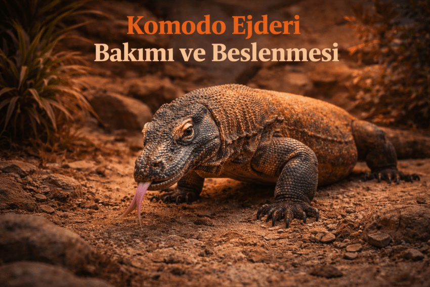 Komodo Ejderi Bakımı ve Beslenmesi