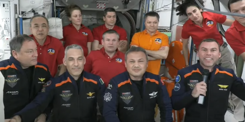Gezeravcı’nın da Yer Aldığı Ax-3 Ekibi ISS’e Giriş Yaptı